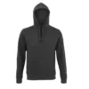 Sudadera con capucha para hombre personalizada antracita mezcla delante