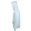 Sudadera con capucha para hombre personalizada azul crema izda