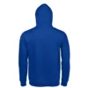 Sudadera con capucha para hombre personalizada azul royal detrás