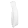 Sudadera con capucha para hombre personalizada blanco izda