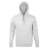 Sudadera con capucha para hombre personalizada ceniza delante