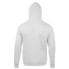 Sudadera con capucha para hombre personalizada ceniza detrás