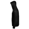 Sudadera con capucha para hombre personalizada negro izda