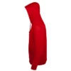 Sudadera con capucha para hombre personalizada rojo izda