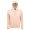 Sudadera con capucha para hombre personalizada rosa crema delante