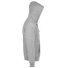 Sudadera con cremallera hombre personalizada gris dcha