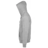 Sudadera con cremallera hombre personalizada gris izda