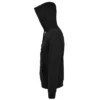 Sudadera con cremallera hombre personalizada negro izda
