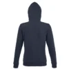 Sudadera con cremallera mujer personalizada french marino detrás
