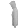 Sudadera con cremallera mujer personalizada gris mezcla izda_1