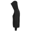 Sudadera con cremallera mujer personalizada negro izda_1