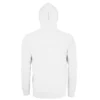 Sudadera con cremallera personalizada blanco detrás