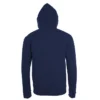Sudadera con cremallera personalizada french marino detrás