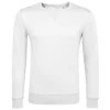 Sudadera sin capucha hombre personalizada blanco delante