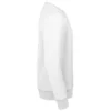 Sudadera sin capucha hombre personalizada blanco derecha