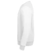 Sudadera sin capucha hombre personalizada blanco izda