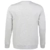 Sudadera sin capucha hombre personalizada ceniza detrás