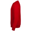 Sudadera sin capucha hombre personalizada rojo izda