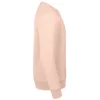 Sudadera sin capucha hombre personalizada rosa crema derecha