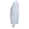 Sudadera sin capucha para mujer personalizada azul crema izda