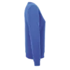 Sudadera sin capucha para mujer personalizada azul royal dcha