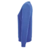 Sudadera sin capucha para mujer personalizada azul royal izda