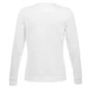 Sudadera sin capucha para mujer personalizada blanco detrás