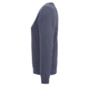 Sudadera sin capucha para mujer personalizada denim jaspeado izda