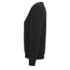 Sudadera sin capucha para mujer personalizada negro izda