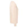 Sudadera sin capucha para mujer personalizada rosa crema dcha