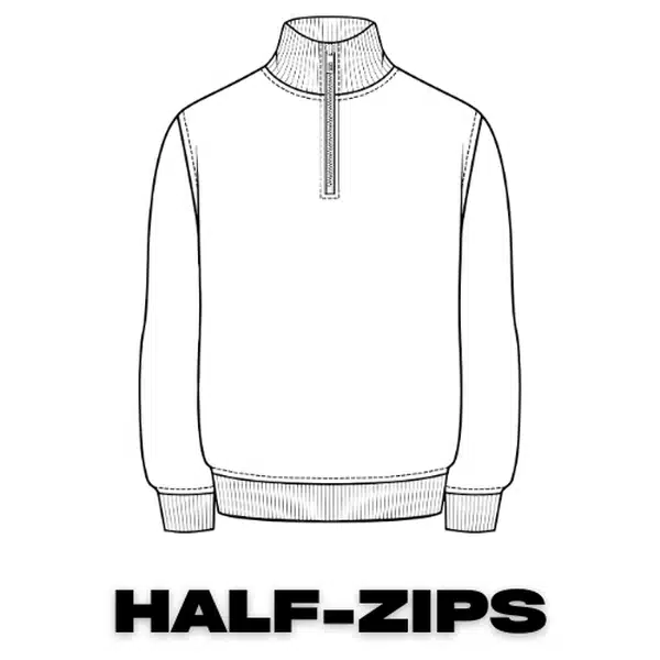 Half-zip