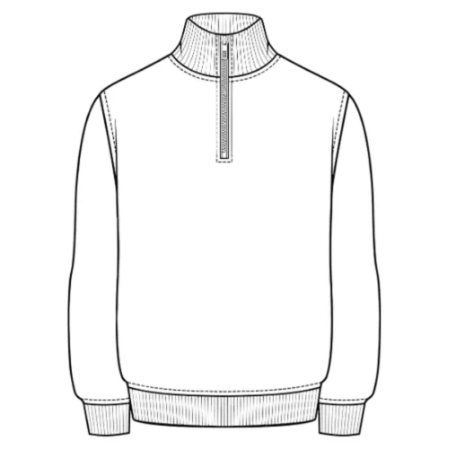 sudaderas halfzip para grupos