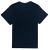 camiseta oversize unisex personalizada maritime blue detrás