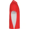 Polo pádel personalizado Rojo-Blanco derecha