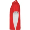 Polo pádel personalizado Rojo-Blanco derecha